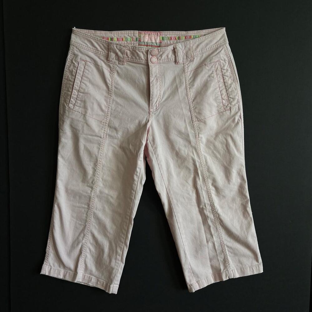Squeeze Jeans Y2K Pink Wide Leg Capri Pants - Size 20W